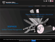 Tablet Screenshot of blackcell.hu